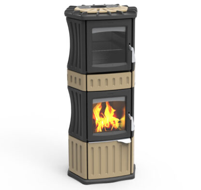 Stufa a legna con forno Monella 185